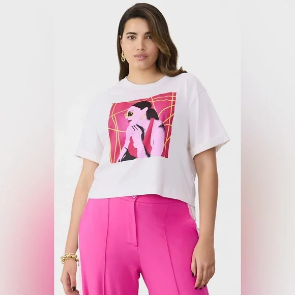 GSTQ God Save The Queen boxy top “if it’s not Fun, I don’t want to do it” 2X NWT - Picture 1 of 13